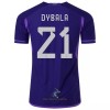 Officiële Voetbalshirt Argentinië DYBALA 21 Uit WK 2022 - Heren